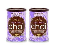 David Rio Chai Orca Spice Sin Azúcar - Pack de 2 x 337 g - Té Negro con Especias