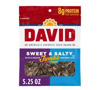 David Seeds Jumbo Sunflower, Sweet and Salty Flavor, 5.25 Ounce (Pack of 12)
