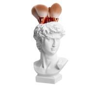 David Statue Flower Vase | Resin Roman Bust Planter & Makeup Brush Holder