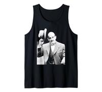 David Suchet como Poirot Agatha Christie 1988 Camiseta sin Mangas
