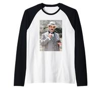 David Suchet como Poirot Agatha Christie 1993 Camiseta Manga Raglan