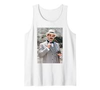 David Suchet como Poirot Agatha Christie 1993 Camiseta sin Mangas