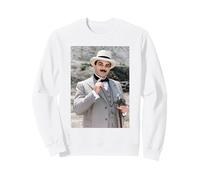 David Suchet como Poirot Agatha Christie 1993 Sudadera