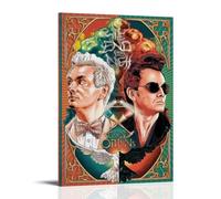 David Tennant And Michael Sheen Good Omens Póster Pintura Decorativa Lienzo Arte de Pared Salón Póster Dormitorio Pintura, Arte de Pared Impresión de Imagen Moderna Decoración de Habitación Familiar
