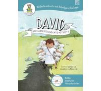 David und seine Geschichte mit Gott: Biblische Geschichte erzählt für Leseanfänger. Hauptwörter werden durch Bilder ersetzt - liebevolles Geschenk für ... zur Einschulung und zum Lesen lernen