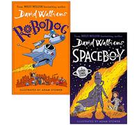 David Walliams Collection 2 Books Set (Robodog & Spaceboy)