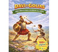 David y Goliat - Libro Bíblico para Colorear para Niños