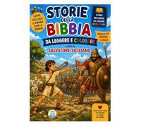 DAVIDE: Davide e Golia (Storie della Bibbia da leggere e colorare)