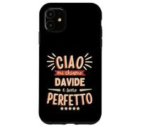 Davide Idea Regalo Personalizzata Nome Divertente Carcasa para iPhone 11