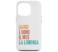 Davide L'Uomo Il Mito La Leggenda Festa di Compleanno Carcasa para iPhone 13 Pro