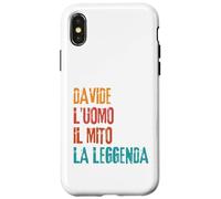 Davide L'Uomo Il Mito La Leggenda Festa di Compleanno Carcasa para iPhone X/XS