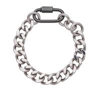 DAVIDOFF HOME RUN Bracelet - Brazalete con cadena de eslabones hexagonales de 19 mm - pulsera para hombre de acero inoxidable antialérgico con 3 cierres intercambiables