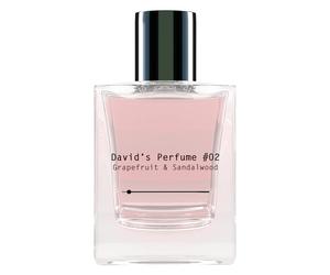 David's perfume #02 grapefruit & sandalwood eau de parfum 60ml spray