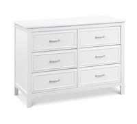 DaVinci Charlie - Cómoda Doble de 6 cajones en Color Blanco