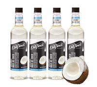 DaVinci Gourmet Jarabe de coco sin azúcar, 720 ml, paquete de 4