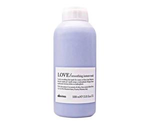 Davines Essential Haircare Love Smoothing Instant Mask 1000ml - Mascarilla de alisado rápido para cabello encrespado