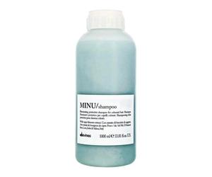 Davines Essential Haircare Minu Shampoo 1000ml - Champú iluminador y protector para cabello teñido
