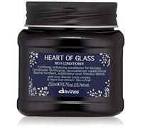 Acondicionador rico Heart of Glass de Davines, 250 ml: acondicionador fortificante para cabello rubio
