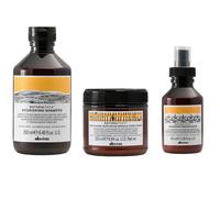 Davines Kit Nourishing Champú + Acondicionador + Keratin Sealer para cabello seco