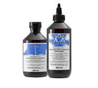 Davines Rebalancing Kit: Champú y Tratamiento Limpiador - Para Cabello Graso y Cuero Cabelludo Graso