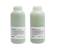 Davines Set Melu Champú y Acondicionador 1000ml - Kit Antirotura para Cabello Largo