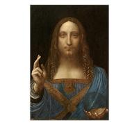 DaVinn ci - Kits de pintura de diamantes Salvator Mundi de DaVinn CI lienzo DIY 5D taladro completo puntos pintura pintura arte decoración de pared del hogar