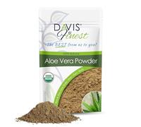 Davis Finest Aloe Vera Powder for Hair Growth & Skin Care - Moisturising, Hydrating, Cooling Face Mask for Dry Skin, Acne, Eczema, Scalp Treatment 100g