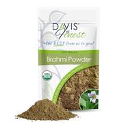 Davis Finest Organic Brahmi Powder 250g, Ayurvedic, Hair Growth, Dry Scalp, Damaged Thinning Hair, Reduce Split Ends, Hair Fall & Hair Breakage