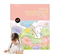 Davivian Libro De Acuarela Para Niños | Juego De Pintura Infantil Para Práctica De Coloreado,Kit De Manualidades Actividades Artísticas Con Pincel Juguete Educativo Para Uso En Múltiples Entornos