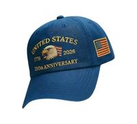 Davivian Sombrero del 250 Aniversario | Gorro Conmemorativo Ajustable de la Infantería de Marina - Accesorios para Hombres | Para Halloween Golf Camping Viajes Senderismo Trabajo Navegación Corte De
