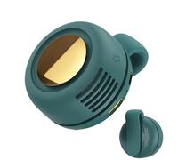 Davivian Ventilador Sin Aspas Con Clip Práctico | Ventilador Personal sin Aspas con Soporte | Enfriador de Aire Recargable 3 Velocidades, Rotación 360° Silencioso para Cintura y Viajes