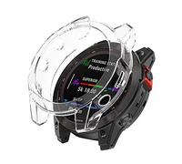 DAVNO Funda para Garmin Fenix 7S/Fenix 7/Fenix 7X TPU suave funda protectora delgada cubierta completa para Fenix 6/6S/6X accesorio de reloj (Color: transparente, tamaño: Fenix 7S)