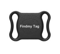 Dawafit Mini GPS Tracker 2.4G Localizador WiFi de Bajo Consumo Coche Mascotas Airtags Buscador Inteligente Buscador de Llaves Posicionamiento AplicacióN Findmy Tag (Negro)