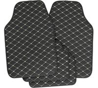 DAWANGHAIJUN 4 Piezas Alfombrillas Coche para Peugeot 3008 Mk2 GT 2017-2019, Alfombrillas de Piel Sintética para Coche Alfombrillas de Coche Varias Estaciones,A