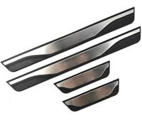 DAWANGHAIJUN 4 Piezas Protector de Umbral de Puerta de Coche para VW Touran II 2015-2025 7-sitzer, Pegatina para Umbral de Acero Inoxidable de Coche de Coche Tiras de Umbral