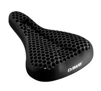 DAWAY S7 - Funda Acolchada de Gel de Silicona para Asiento de Bicicleta, cojín de sillín de Bicicleta con diseño de Panal Que Absorbe los Golpes para Hombres y Mujeres, Ultra cómodo, Antideslizante,