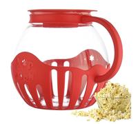 DAWCBVJQ 2.13 Litros 17×21×16,5cm Popper De Palomitas De Maíz Para Microondas Con Tapa Y Asa, Tazón De Palomitas De Maíz, Máquina De Palomitas Maíz Para Aperitivos, Recipiente Para Cocinar Palomitas
