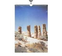 DAWCBVJQ Calendario Mensual 2026 Planificador | A4 Con Paisajes Naturales Para Oficina - Calendario De Pared Anual - Para Lectura Salud Estudio Escuela Hogar Ejercicio Vacaciones Fiesta Cumpleaños