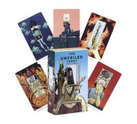 DAWCBVJQ Cartas del Tarot para Principiantes,Libro De Cartas De Tarot - Herramienta de Lectura de Afirmaciones s de Tamaño Bolsillo 10,7 por 6 cm,para Lectura , Narración, Afirmación, Y