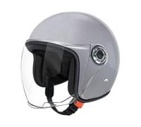 DAWCBVJQ Casco De Motocicleta, Cascos De Ciclomotor con Viseras, Medio Casco Moto Hombre, Scooter Casco, Ciclomotor Casco para Hombres Mujeres para Circunferencia Máxima De La Cabeza 65cm