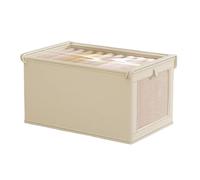 DAWCBVJQ Contenedor de Almacenamiento 36x25x20cm para Ropa, Bolsas de Almacenamiento, Cajas Organizadoras, Caja Organizadora Plegable, Cesta de Almacenamiento, Organizador con Tapa, Cajas de Orden
