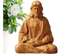 DAWCBVJQ Figura De Jesús - Estatua De Jesucristo - Meditación Jesús Estatuas Sagradas - 15 Cm Figuras Católicas, Estatua De Cristo Salvador Jesús, Decoración De La Iglesia Para Fiestas,Decoración Hoga