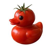 DAWCBVJQ Figuras De Pato Vegetal - Mini Figuras Decorativas De Patos 3D | Decoración Salpicadero Mesa Escritorio Estantería Biblioteca Dormitorio Niños Adultos Cumpleaños