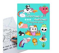 DAWCBVJQ Libros Para Colorear Para Adultos Relajación,Compartir Emociones Y Ayuda Relajante | Páginas para colorear Con Palabras Malditas, Para Adultos Adolescentes Hogar Viajar Trabajo Al Aire Libre