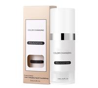 DAWCBVJQ Maquillaje de Base con Cambio de Color,Corrector Facial Hidratante - Base Líquida De Cobertura Total Hidratante Para Gimnasio Deportes Verano Citas Y Viajes