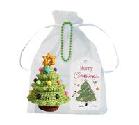 DAWCBVJQ Muñecos De Ganchillo Navideños | Muñeca Motivacional Decoración Navideña | Árbol De Navidad De Crochet como Regalo De Aliento | para Niños Adultos Amigos Compañeros Profesores