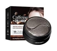 DAWCBVJQ Parches para Contorno de Ojos,60 Unidades Parches de Gel Reafirmantes | Hidratante y Nutritiva para el Contorno de Ojos | para Mujeres y Hombres Suaviza Repara Piel Seca Reducir Patas de