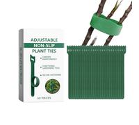 DAWCBVJQ Soportes Para Plantas - 30 Soportes Ajustables,Antideslizante Ajustable para Cultivo Saludable, Soporte para Tomateras y Enredaderas
