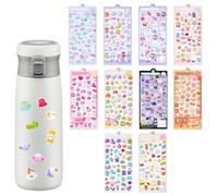 DAWCBVJQ Stickers De Burbujas,Juego De 10 Piezas Bonito, Divertido Y Reutilizable | Pegatinas De Burbujas Para Scrapbook De Niños | para Cumpleaños Navidad Fiesta Aula Scrapbooking Diario Cuaderno