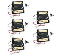 Daweglop 10Pcs Pastillas para Guitarra Eléctrica 50/52 Faced Humbucker Pastillas para Guitarra Eléctrica de Doble Bobina
